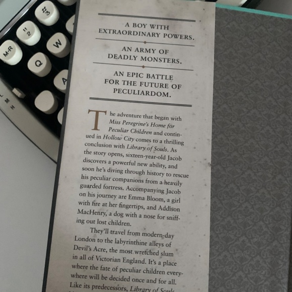 Library of Souls book for sale - Picture 3 of 4